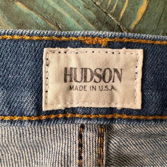 Hudson Jeans Jude Slouch Skinny Crop Distressed Size 32 - Picture 13 of 13
